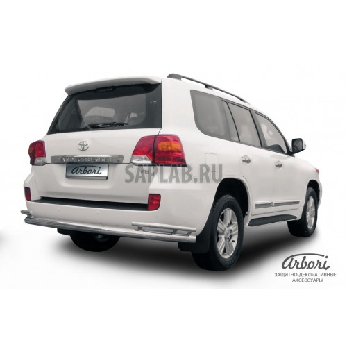 Купить ARBORI AFZDATLC21315 Защита заднего бампера Arbori d76+d42 двойная TOYOTA LAND CRUISER 200 2013-