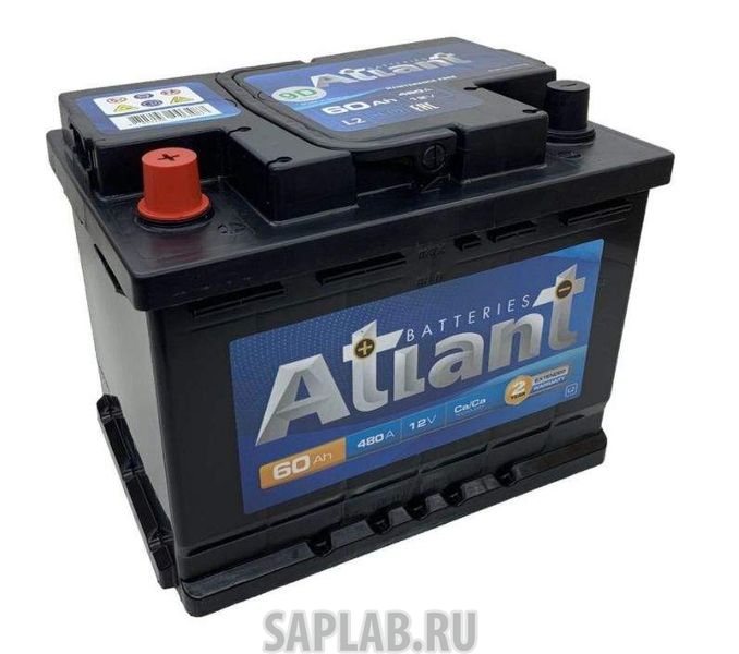 Купить ATLANT AT751 Аккумулятор автомобильный Atlant 75ah At751 L+ (+/-) 12v 680a En 278x175x190 AT751