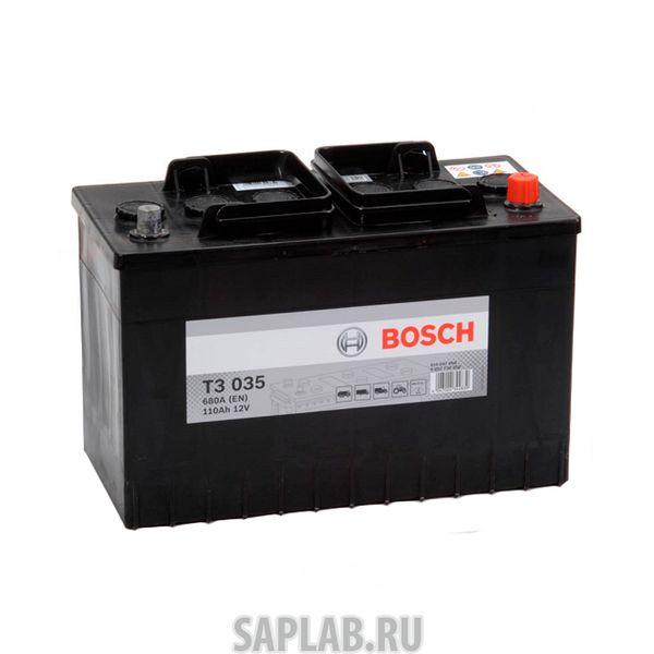 Купить BOSCH 0092T30350 Аккумулятор T3 [12v 110ah 680а 350x175x239
