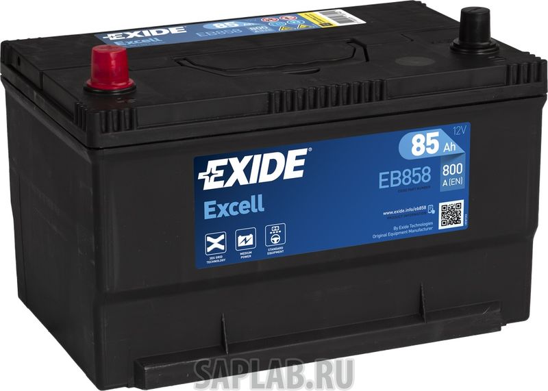 Купить EXIDE EB858 Аккумулятор Exide Excell 85a/Ч (Eb858) (+/-) 12v 800a 306x192x192 EB858