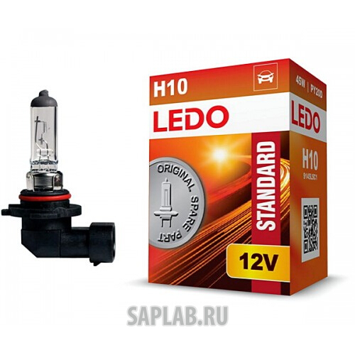 Купить запчасть LEDO - 9145LSC1 Лампа H10 LEDO Standard 12V 42W