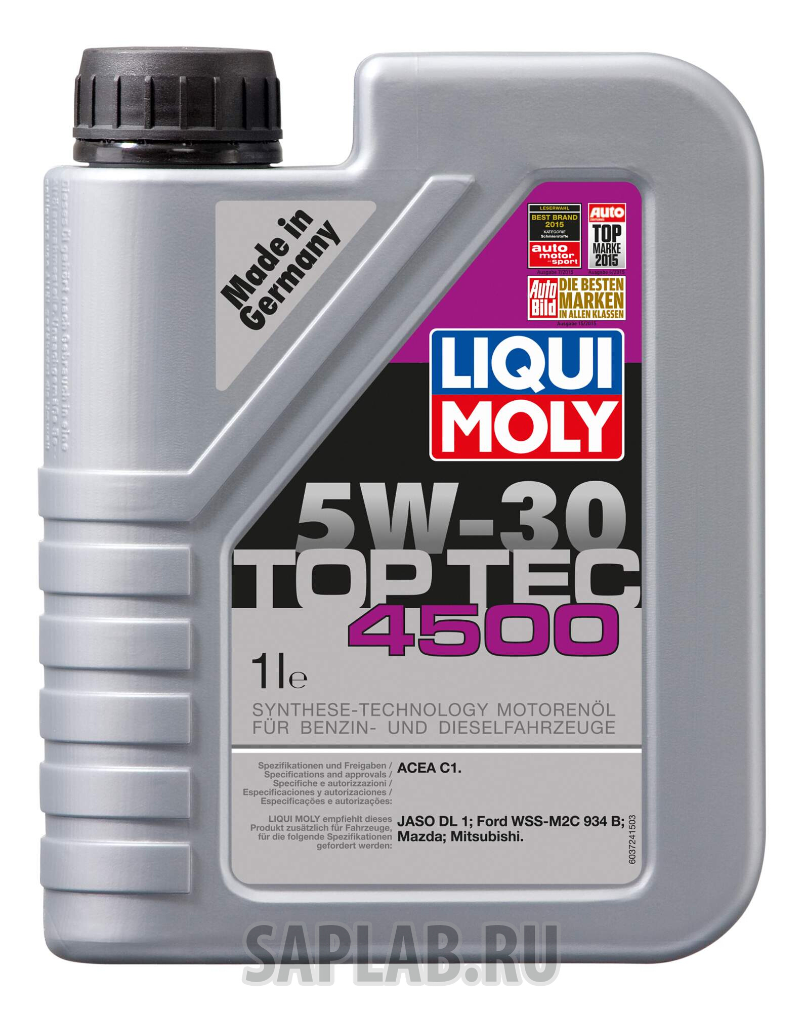 Купить LIQUI MOLY 2317 Моторное масло Liqui moly Top Tec 4500 5W-30 1л