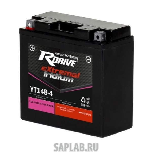 Купить RDRIVE YT14B4 Аккумулятор RDRIVE IRIDIUM YT14B-4 717