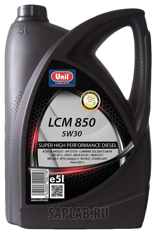 Купить UNIL 9135 Моторное масло Unil LCM 850 5W-30 5л