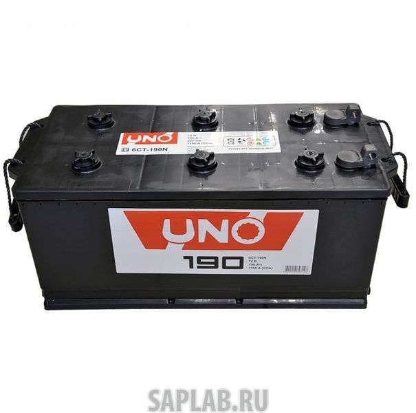 Купить UNO 190ПОДБОЛТ1150А Аккумулятор UNO 190 под болт 1150А 513х223х217