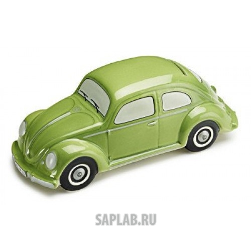 Купить запчасть VOLKSWAGEN - 111087709 Копилка для мелочи в форме Volkswagen Beetle Moneybox, Green