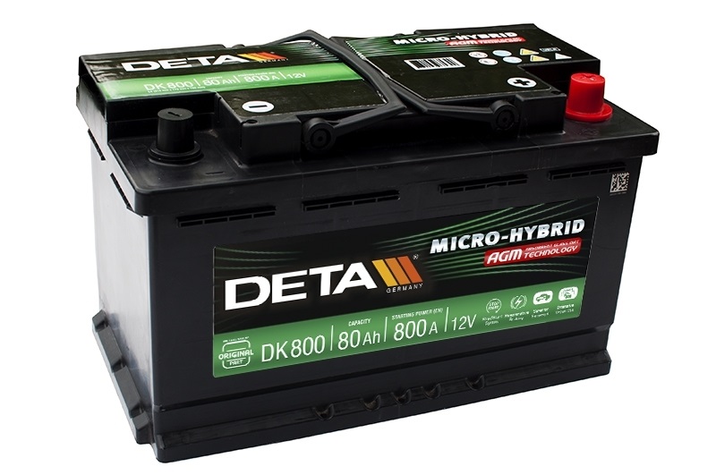 Купить DETA DK800 Аккумулятор автомобильный DETA DK800 80 Ач
