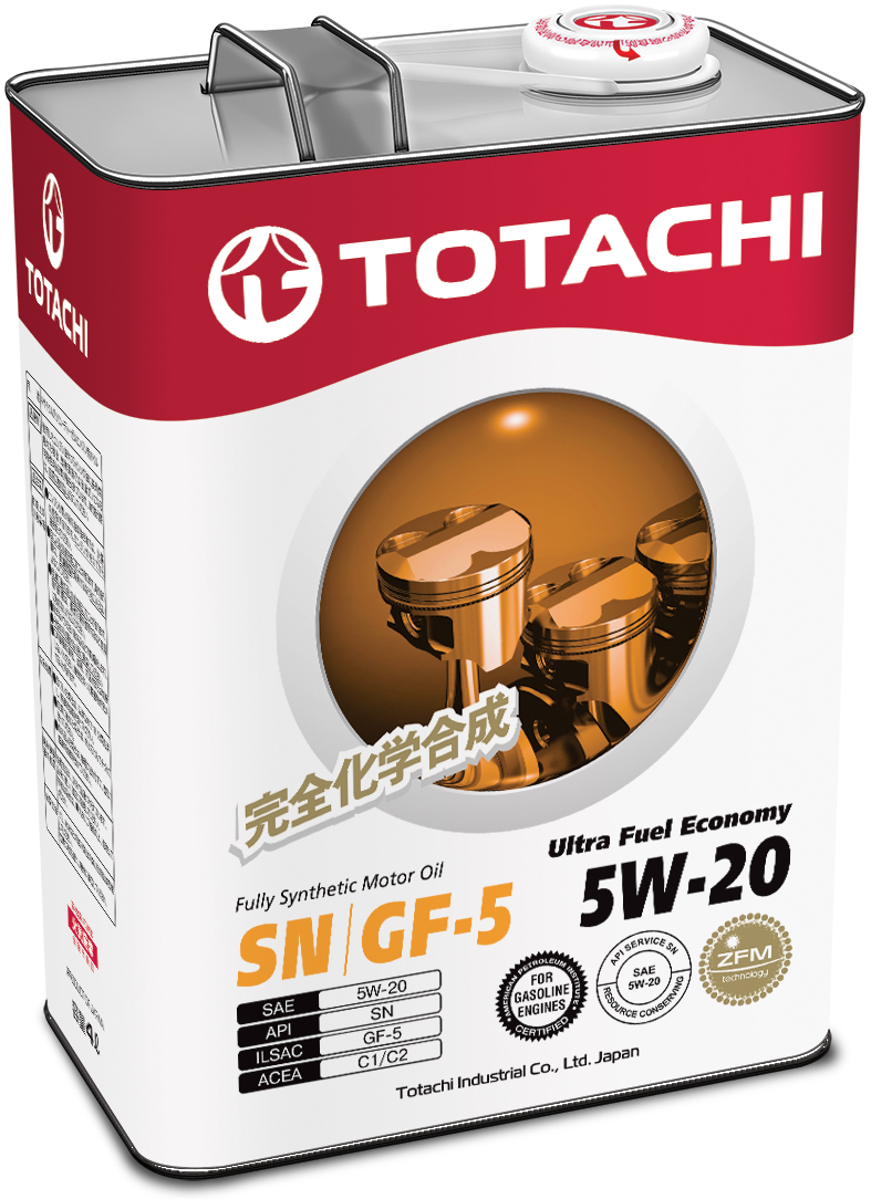 Купить TOTACHI 4562374690660 Моторное масло Totachi Ultra Fuel Fully Synthetic SN 5W-20 4л