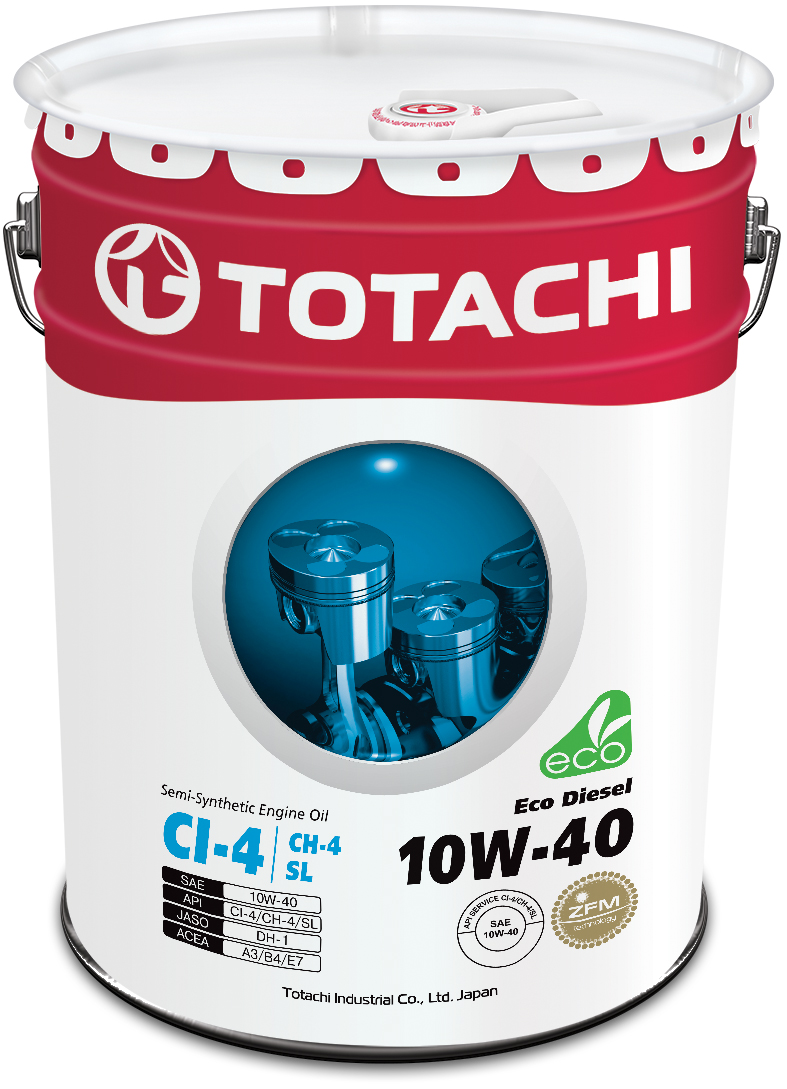 Купить TOTACHI 4562374690547 Моторное масло Totachi Eco Diesel Semi-Synthetic 10W-40 20л