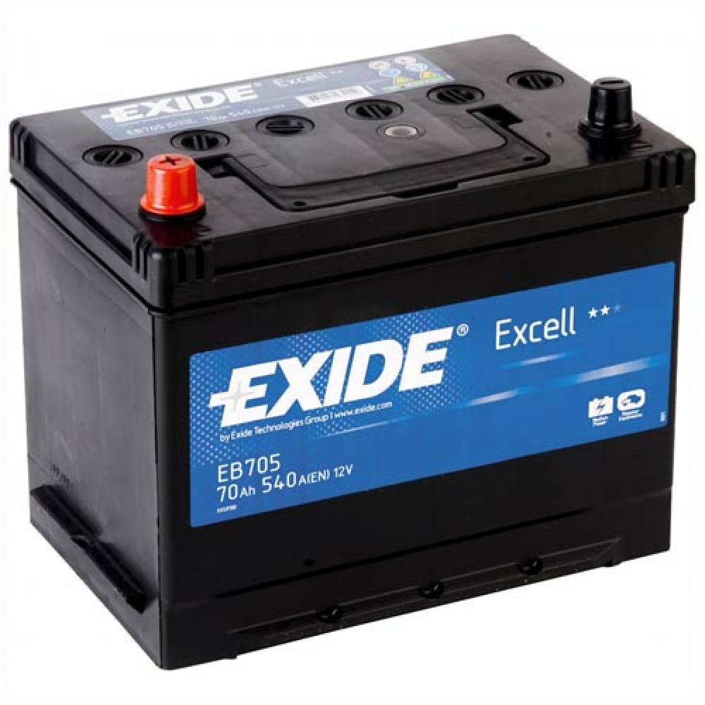 Купить запчасть EXIDE - EB705 Аккумулятор автомобильный EXIDE EB705 70 Ач
